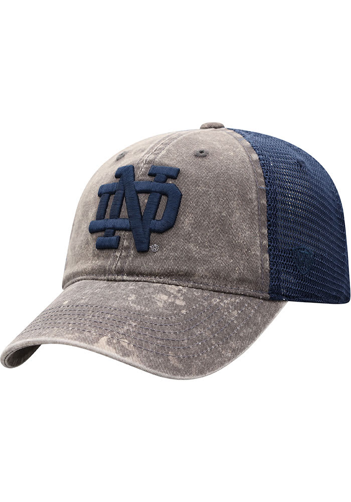 Notre Dame Fighting Irish Kimmer Adjustable Hat - Grey