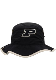 Purdue Boilermakers Black Boonie Mens Bucket Hat