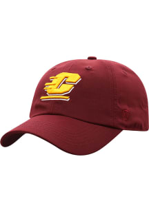 Central Michigan Chippewas Staple Adjustable Hat - Maroon