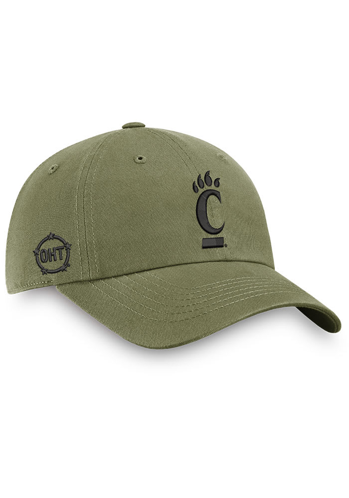Top of the World Cincinnati Bearcats OHT Camo Logo Adjustable Hat - Olive