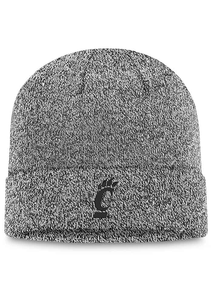 Top of the World Cincinnati Bearcats Grey Heather Gray Tonal Logo Cuff Mens Knit Hat
