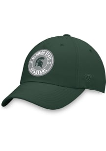 Top of the World Michigan State Spartans Iconic Patch Adjustable Hat - Green
