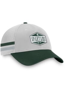 Top of the World Michigan State Spartans Sunrise Patch 2T Trucker Adjustable Hat - White