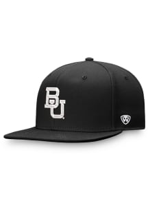 Top of the World Baylor Bears Mens Black Iconic Flatbill One-Fit Flex Hat