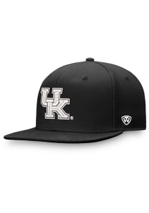 Top of the World Kentucky Wildcats Mens Black Iconic Flatbill One-Fit Flex Hat