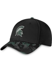 Top of the World Michigan State Spartans Mens Black OHT Tonal Camo One-Fit Flex Hat