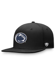 Top of the World Penn State Nittany Lions Mens Black Iconic Flatbill One-Fit Flex Hat