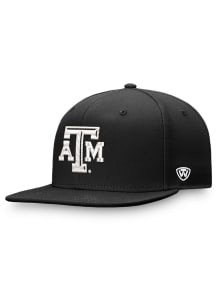 Top of the World Texas A&amp;M Aggies Mens Black Iconic Flatbill One-Fit Flex Hat