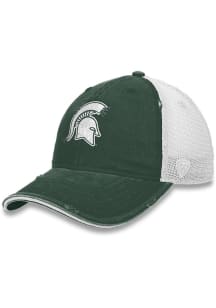 Michigan State Spartans Top of the World Sparkle Logo Trucker Womens Adjustable Hat - Grey