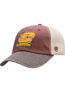 Central Michigan Chippewas Offroad Meshback Adjustable Hat - Maroon