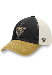 Oakland University Golden Grizzlies Offroad Meshback Adjustable Hat - Black