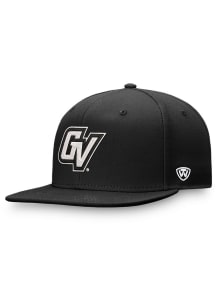 Top of the World Grand Valley State Lakers Mens Black Iconic Flatbill One-Fit Flex Hat