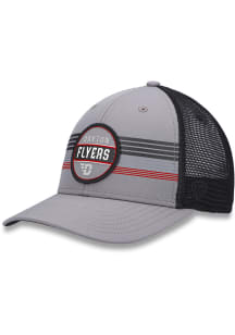 Top of the World Dayton Flyers Legend Patch Stripe Trucker Adjustable Hat - Grey