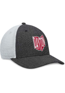 Top of the World Dayton Flyers U Root Heathered State Trucker Adjustable Hat - Grey
