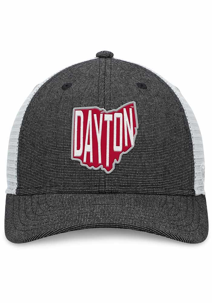 Top of the World Dayton Flyers U Root Heathered State Trucker Adjustable Hat - Grey