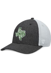 Top of the World North Texas Mean Green U Root Heathered State Trucker Adjustable Hat - Green
