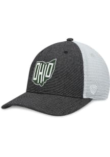 Top of the World Ohio Bobcats U Root Heathered State Trucker Adjustable Hat - Green