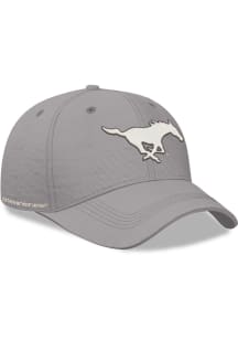 SMU Mustangs Legend Tonal Logo Adjustable Hat - Grey