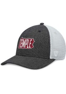 Top of the World Temple Owls U Root Heathered State Trucker Adjustable Hat - Maroon