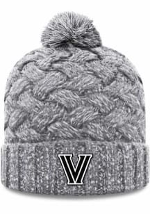 Top of the World Villanova Wildcats Grey Primary Patch Cuff Pom Womens Knit Hat