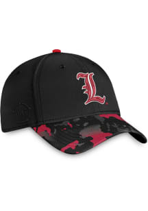 Top of the World Louisville Cardinals Mens Black OHT Tonal Camo One-Fit Flex Hat