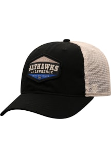 Kansas Jayhawks Jimmy Meshback Adjustable Hat - Black