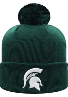 Michigan State Spartans Green TOW Pom Mens Knit Hat