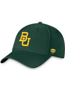 Top of the World Baylor Bears Mens Green Reflex 2.0 One-Fit Flex Hat