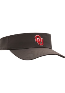 Top of the World Oklahoma Sooners Mens Charcoal Trainer Adjustable Visor