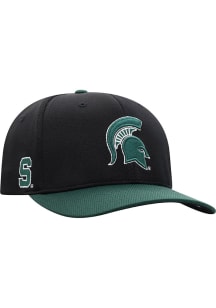 Michigan State Spartans Mens Black Reflex Flex Hat