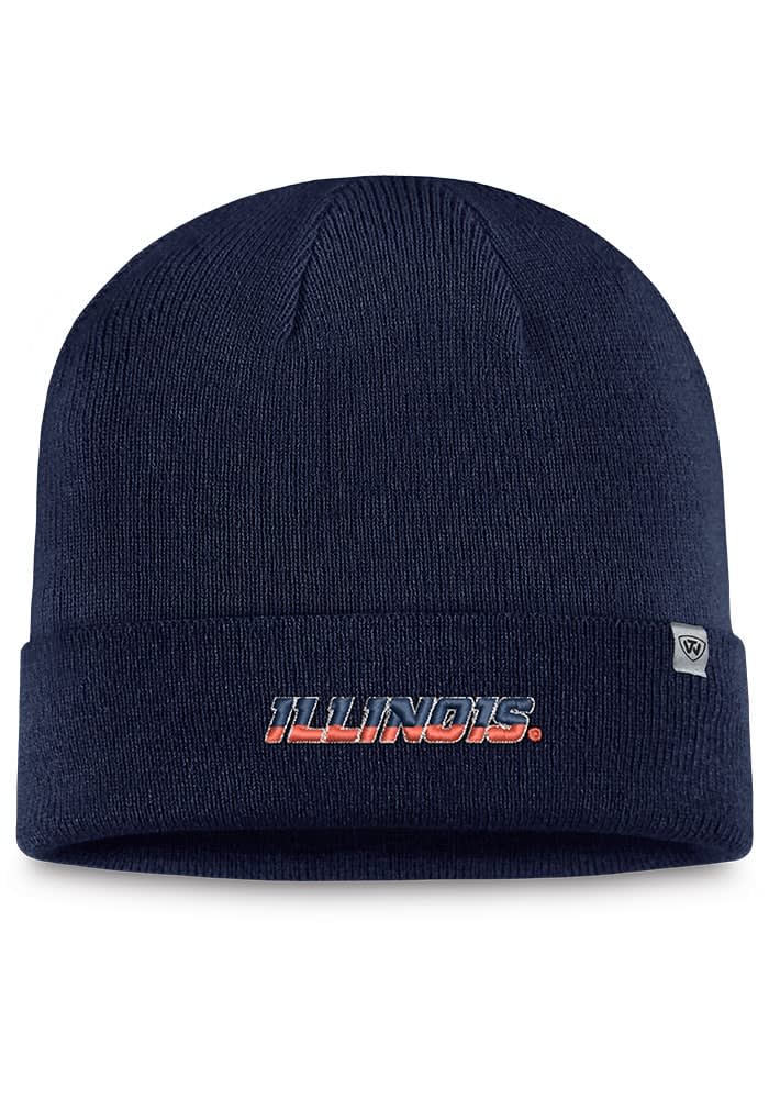 Illinois Fighting Illini Navy Speckled Beanie