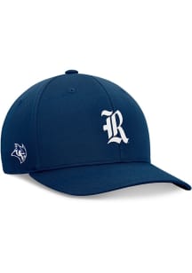 Top of the World Rice Owls Mens Navy Blue Reflex Structured Stretch Flex Hat