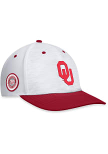 Top of the World Oklahoma Sooners Mens White Beacon Flex Hat