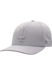 Top of the World Indiana Hoosiers Mens Grey McCoy One-Fit Flex Hat