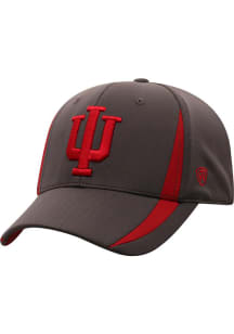 Indiana Hoosiers Mens Charcoal Triumph One-Fit Flex Hat