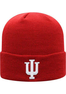 Indiana Hoosiers Top of the World TOW Cuff Mens Knit Hat - Red
