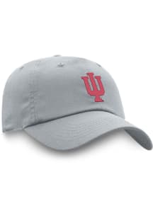 Indiana Hoosiers Staple Adjustable Hat - Grey