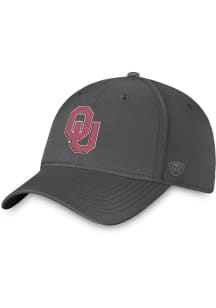 Oklahoma Sooners Trainer Adjustable Hat - Charcoal