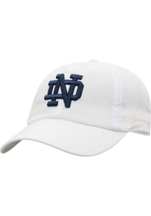 Notre Dame Fighting Irish Staple Adjustable Hat - White