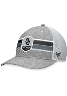 Oklahoma Sooners Essential Meshback Adjustable Hat - Grey