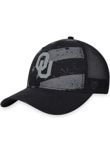 Oklahoma Sooners Stealth OHT Meshback Adjustable Hat - Black