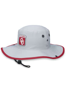 Oklahoma Sooners Grey Steady Mens Bucket Hat