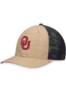 Top of the World Oklahoma Sooners Mens Brown Sahara OHT Flex Hat