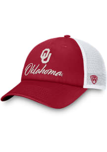 Top of the World Oklahoma Sooners Cardinal Charm Meshback Womens Adjustable Hat
