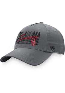 Top of the World Oklahoma Sooners Grey Harmony Womens Adjustable Hat