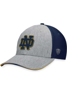 Notre Dame Fighting Irish Mens Grey Merge 2T Flex Hat