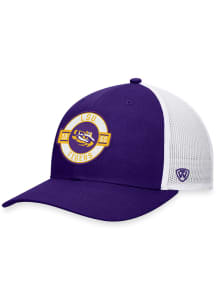 LSU Tigers Formation Trucker Adjustable Hat - Purple