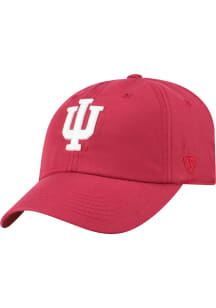 Indiana Hoosiers Staple Adjustable Hat - Cardinal