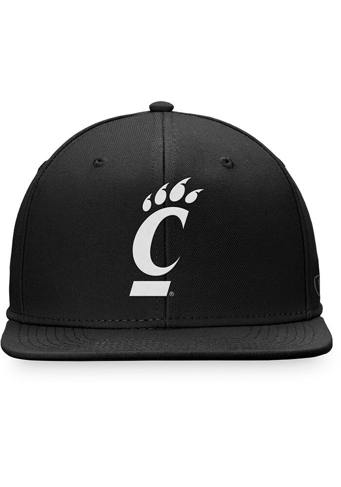 Top of the World Cincinnati Bearcats Mens Black Dusk Flat Brim Flex Hat