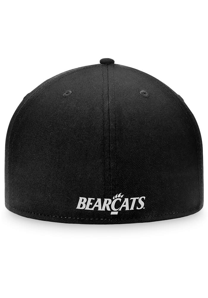 Top of the World Cincinnati Bearcats Mens Black Dusk Flat Brim Flex Hat